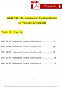 2023 NGN ATI RN FUNDAMENTALS PROCTORED EXAM (VERSION 1, 2, 3, 4, 5,) WITH NGN QUESTIONS AND VERIFIED ANSWERS & RATIONALES / A+ GRADE 