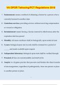 VA DPOR Tattooing PCT Regulations 2019