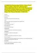 (COMBINED) Pharmacology WEEK 1, Pharm Week 7 Quiz 4 *Cardiac*, Quiz wk 13, Pharm Exam 5 Antimicrobial Drugs Review, Wk 11 Quiz Pharmacology Review, Wk 10 Pharm (Endocrine Drugs), Wk 9 Pharm (Gastrointestinal Drugs), Wk 10 Pharm (Endocrine Drugs), Wk 9 Pha