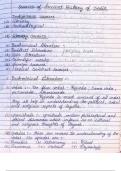 Class notes Ancient history  (HIST4.5DCCT11) 