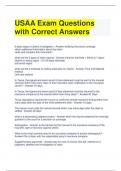 USAA Exam Questions with Correct Answers (1)