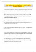 General purpose external financial reporting of a corporation focuses primarily on the needs of which of the following users? - Investors and creditors and their advisors. Which of the following statements best describes an operating procedure for issuing