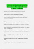 CAP Billy Mitchell Leadership Top  Compulsory Exam Questions and  CORRECT Answers