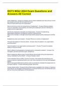 DO73 WGU 2024 Exam Questions and Answers All Correct 