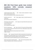 BIO 254 Final Exam guide /new revised questions 100% correctly answered 2024/guaranteed pass