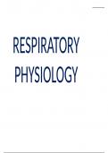 RESPIRATORY PHYSIOLOGY