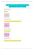 ACLS Pre-Course Self-Assessment (2023/2024) (100% Correct)