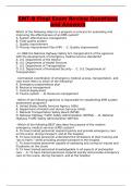 EMT-B Final Exam Review Questions and Answers