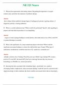 NR 325 Neuro  (Latest 2024 / 2025) Questions & Answers with rationales