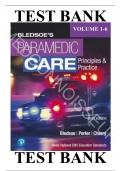 Test Bank;... Paramedic Care: Principles and Practice 6th Edition, Volume 1 - 5 (Bledsoe, 2023)