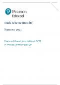 June 2023 Edexcel IGCSE Physics MS 4ph1 / 2P