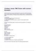 Lindsey Jones TMC Exam with correct Answers 2024