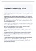 Saylor Final Exam Study Guide 2024