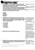 CHEM 219 Module 1 problem set Questions and Correct Answers, With Complete Solution 2024. Actual Exam Question