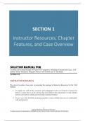 Solution Manual For Crafting & Executing Strategy The Quest for Competitive Advantage Concepts and Cases, 23rd Edition by Arthur Thompson, Margaret Peteraf, John Gamble and A. Strickland