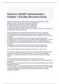 Cadence CAD201 Administration Chapter 1 (Facility Structure) Exam Questions and Answers