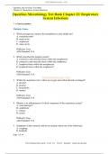 OpenStax Microbiology Test Bank Chapter 22: Respiratory System Infections