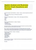 Appian Analyst and Business Section Exam Questions and Answers
