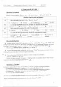 Examen de chimie avec solution ( 3 exercices ) sur la mechanique quantique _1ère année universitaire