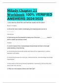 Milady Chapter 21 Workbook 100% VERIFIED  ANSWERS 2024/2025 ALREADY PASSED 