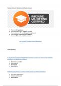 HubSpot Inbound Marketing Certification Answers.