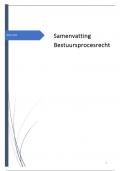 Bestuursprocesrecht - samenvatting en uitwerkingen onderwijsgroep