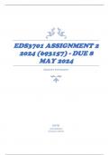 EDS3701 Assignment 2 2024 (693157) - DUE 8 May 2024