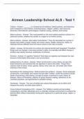 Airmen Leadership School ALS - Test 1-solved