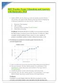 RBT Practice Exam 2 Questions and Answers with Rationales 2024