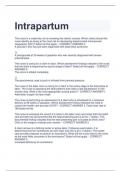 Intrapartum