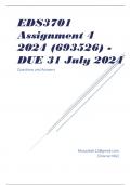 EDS3701 Assignment 4 2024 (693526) - DUE 31 July 2024