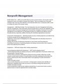 Nonprofit Management Exam Questions with correct Answers 2024( A+ GRADED 100% VERIFIED).