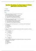 OpenStax Microbiology Test Bank Chapter 12: Modern Applications of Microbial Genetics