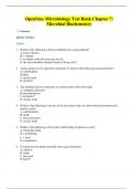 OpenStax Microbiology Test Bank Chapter 7: Microbial Biochemistry