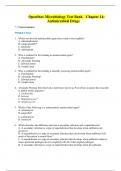 OpenStax Microbiology Test Bank       Chapter 14: Antimicrobial Drugs