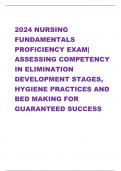 2024 NURSING FUNDAMENTALS PROFICIENCY EXAM