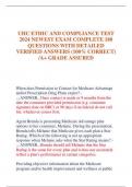 UHC ETHIC AND COMPLIANCE TEST  2024 NEWEST EXAM COMPLETE 180  QUESTIONS WITH DETAILED  VERIFIED ANSWERS (100% CORRECT)  /A+ GRADE ASSURED