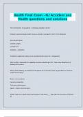  Health Final Exam - NJ Accident and Health questions and solutions