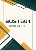 SUS1501 Assessment 6