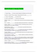 HDFS Exam 2 Study Guide with complete solutions