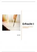 Erfrecht I- werkgroep opdrachten week 1 t/m 7