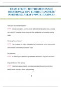 EXAM 4 FLETC TEST REVIEW EXAM |  QUESTIONS & 100% CORRECT ANSWERS  (VERIFIED) | LATEST UPDATE | GRADEA+ 