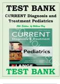 Test Bank - CURRENT Diagnosis and Treatment Pediatrics 24th Edition by William W. Hay