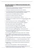 HUN 3013 Chapters 1-7 Midterm Exam Questions with Verified Solutions.