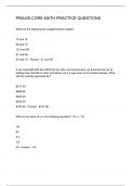 PRAXIS CORE MATH PRACTICE QUESTIONS