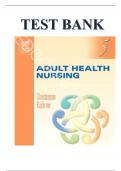 Test Bank - Adult Health Nursing 5th Edition by Barbara Christensen, Elaine Kockrow 