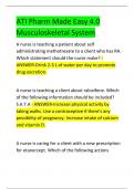 ATI Pharm Made Easy 4.0 Musculoskeletal System