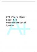 ATI Pharm Made Easy 4.0 Musculoskeletal System