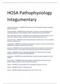 HOSA Pathophysiology  Integumentary