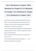 Test 2, Workbook for Chapter 13&16, Workbook for Chapter 9 & 10, Workbook for Chapter 7 & 8, Workbook for Chapter 4 & 5, Workbook for Chapter 11&12